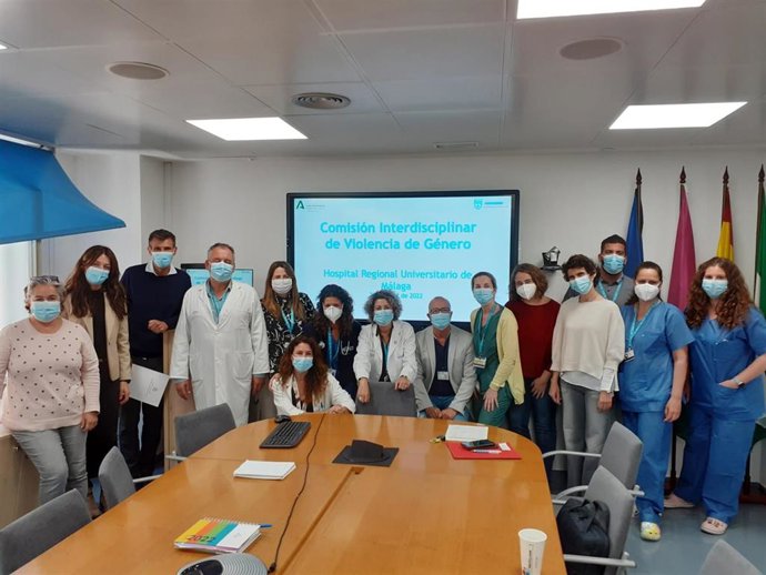 Comisión Interdisciplinar contra la Violencia de Género del Hospital Regional de Málaga, certificado como 'Centro Comprometido Contra la Violencia de Género' en julio de 2022
