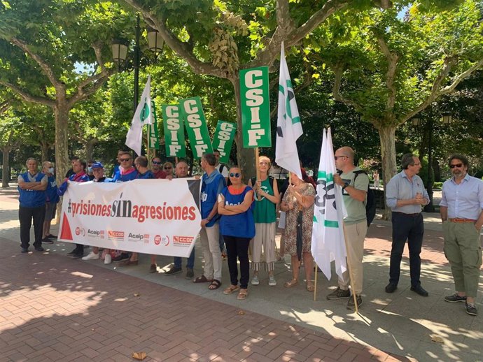 Concentración personal de prisiones