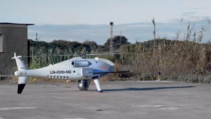 El dron de la EMSA vuelve a El Estrecho para el control de emisiones contaminantes de buques