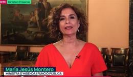 Archivo - La ministra de Hacienda, María Jesús Montero, este jueves