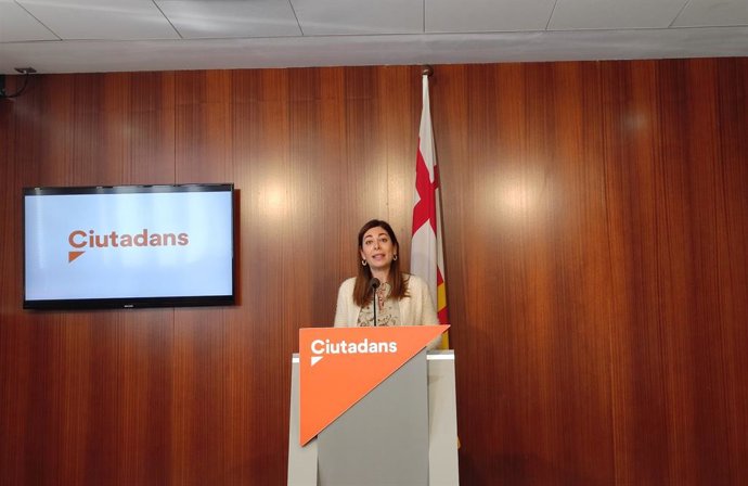 Archivo - La presidenta de Cs a l'Ajuntament de Barcelona, Luz Guilarte