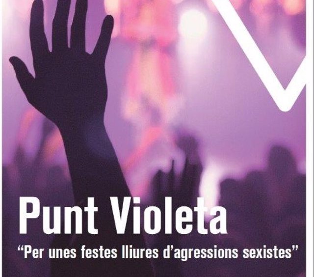 Archivo - Imagen de archivo de un Punto Violeta contra las agresiones sexuales en un festival de la Comunitat Valenciana. 