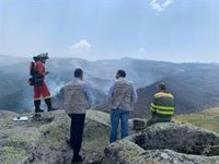 La Junta confía en poder "estabilizar" el incendio de Candelario "en las próximas horas"