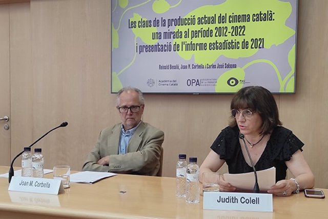 La presidenta de l'Acadèmia del Cinema Català, Judith Colell, presenta l'informe