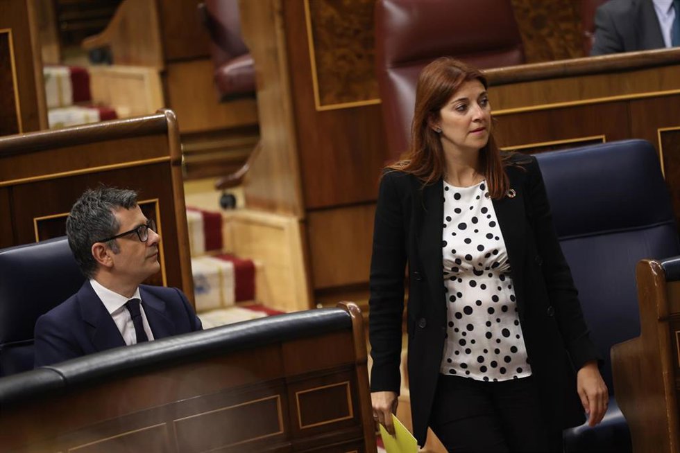 La diputada de ERC, Carolina Telechea, en la tercera jornada de la 26 edición del Debate sobre el Estado de la Nación, en el Congreso 