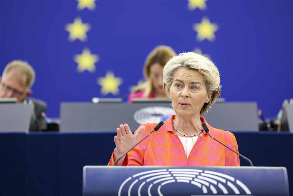 La presidenta de la Comisión Europea, Ursula von der Leyen