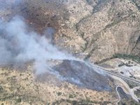 Declarado un incendio en el paraje Montes de Málaga en la capital malagueña