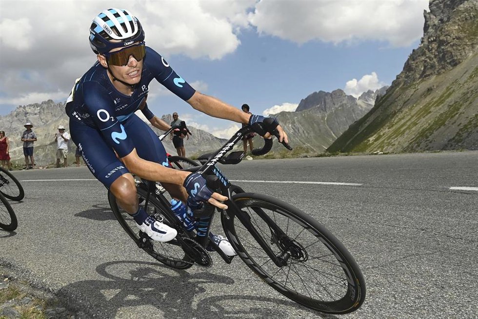 El ciclista español Enric Mas (Movistar Team)