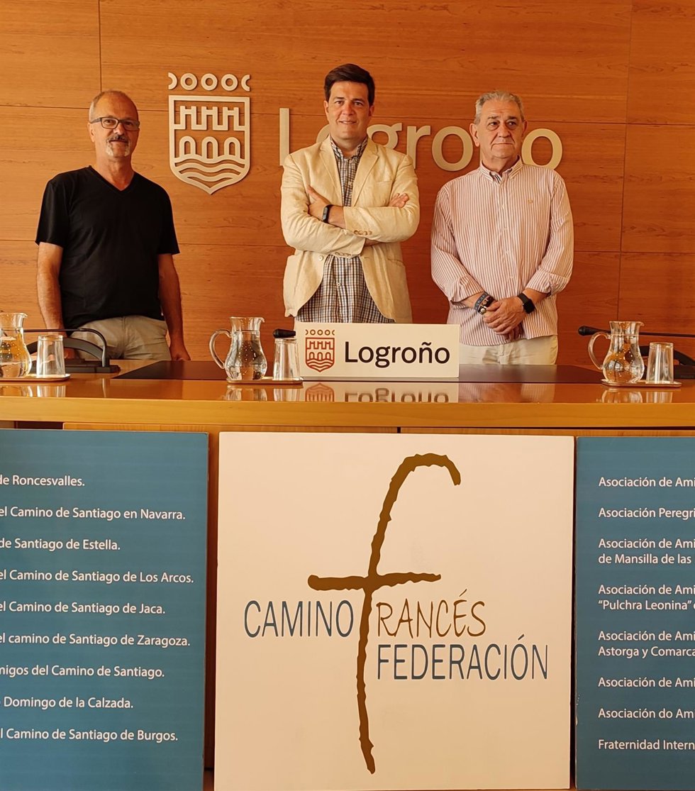 La Asociación Riojana del Camino de Santiago sella una alianza con el resto de las organizaciones del Camino Francés para cuidar la ruta jacobea