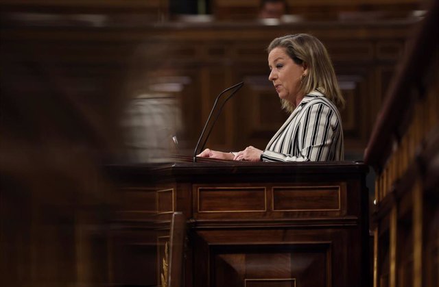 La diputada del Grupo Mixto, Ana María Oramas, interviene en la segunda jornada de la 26 edición del Debate sobre el Estado de la Nación, en el Congreso de los Diputados, a 13 de julio de 2022, en Madrid (España). Tras siete años sin celebrarse ninguno, l