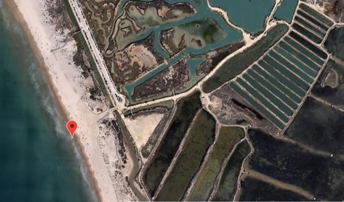 Playa de Camposoto en San Fernando (Cádiz)