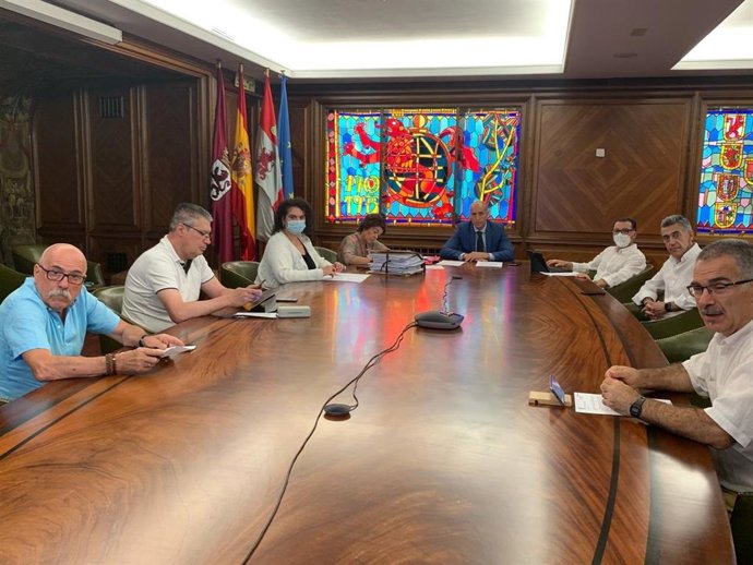El alcalde de León, José Antonio Diez, preside la Junta de Gobierno Local de este viernes.