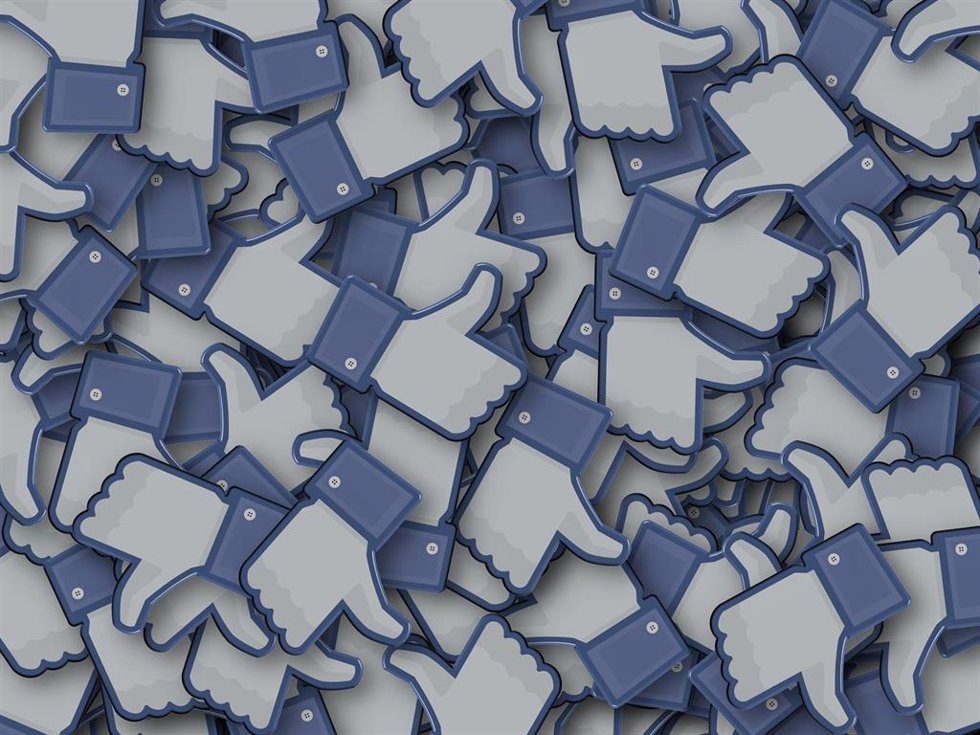 Representación gráfica de los 'Me gusta' de Facebook.