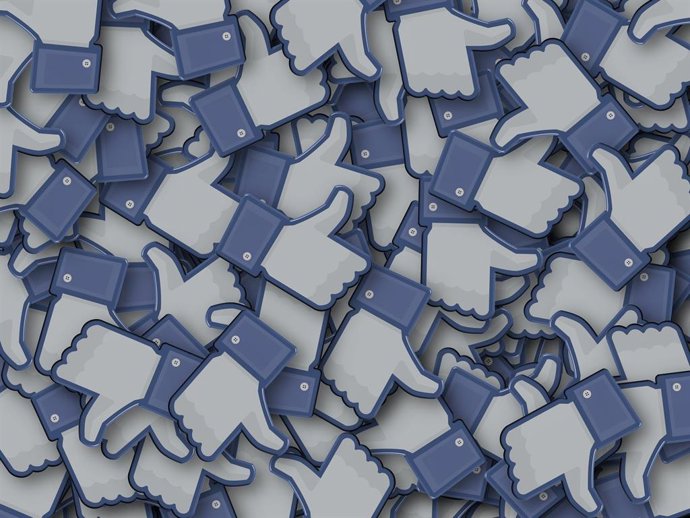 Representación gráfica de los 'Me gusta' de Facebook.