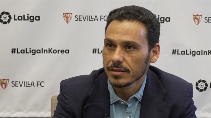 El vicepresidente del Sevilla FC, José María Del Nido Carrasco, en la gira de 'LaLiga in Korea'