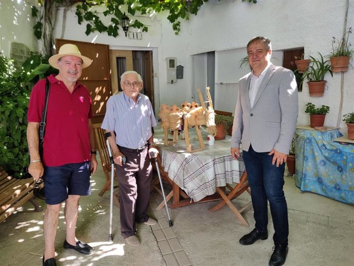 José Luis Delgado visita el proyecto museístico de Alcudía de Monteagud (Almería)