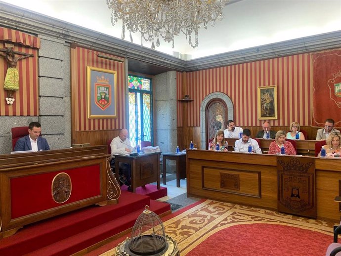 Pleno ordinario del Ayuntamiento de Burgos.