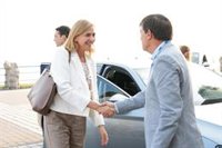 La infanta Cristina participa en Santander en un encuentro de empresas multilatinas de la UIMP