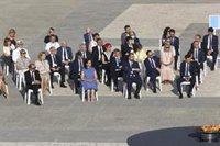 El presidente de Aragón participa en Madrid en el memorial por las víctimas de la COVID-19