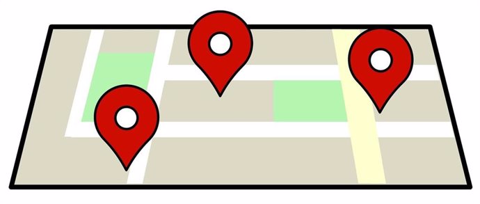 Representación gráfica de Google Maps.