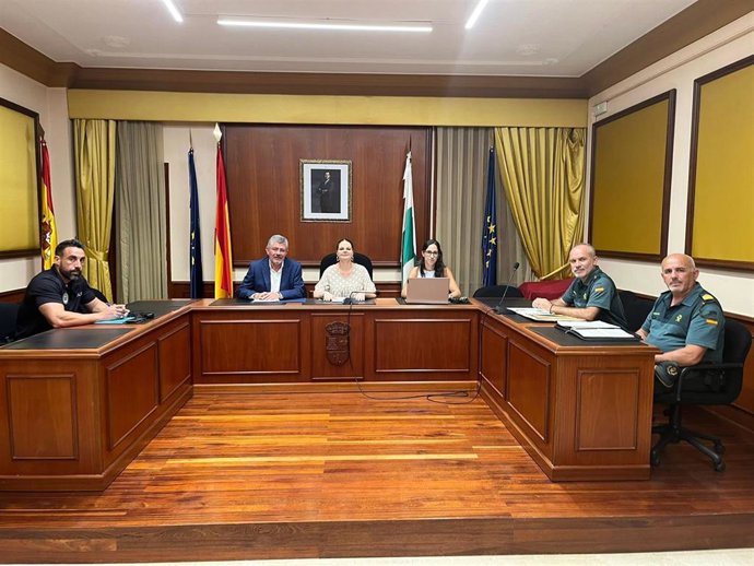Junta de seguridad celebrada en Turre (Almería)