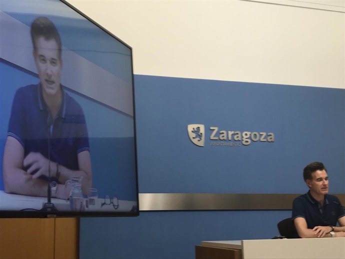 El consejero municipal de Urbanismo del Ayuntamiento de Zaragoza, Víctor Serrano