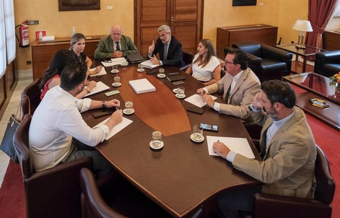 Primera reunión de la Mesa del Parlamento andaluz de la XII Legislatura.