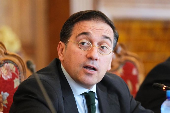 Foto de archivo. El ministro de Asuntos Exteriores,  José Manuel Albares, en la UIMP