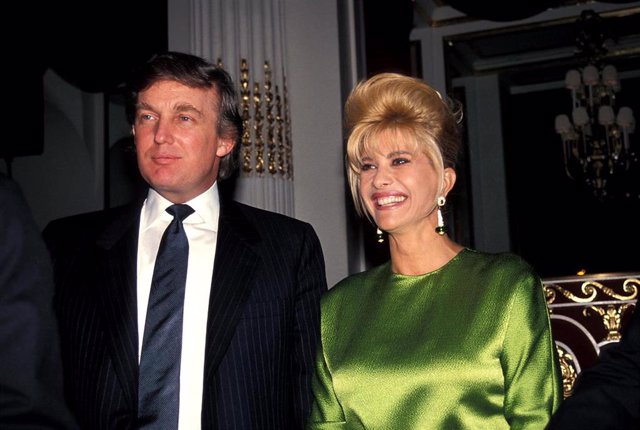 Archivo - Donald Trump Y Su Exmujer Ivana Trump