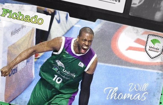 El pívot estadounidense Will Thomas regresa al Unicaja.