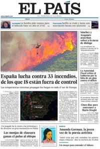Las portadas de los periódicos del sábado 16 de julio