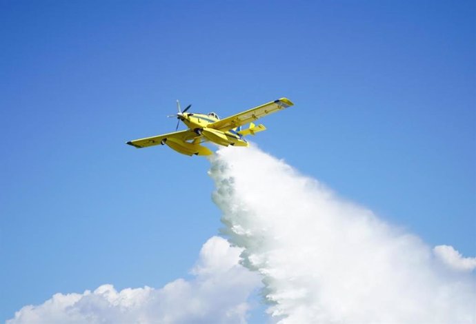 Archivo - Villalba.-El municipio acoge las II Jornadas de Incendios Forestales y Trabajos Aéreos para concienciar sobre su riesgo