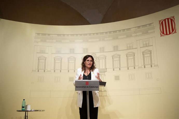 La consellera de la Presidencia de la Generalitat de Catalunya, Laura Vilagr