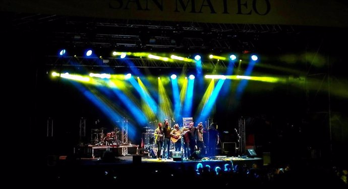 Archivo - Imagen de archivo de un concierto de  San Mateo en la Plaza de la Catedral de Oviedo.