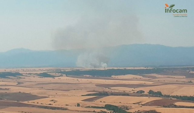 Incendio de Matarrubia (Guadalajara).