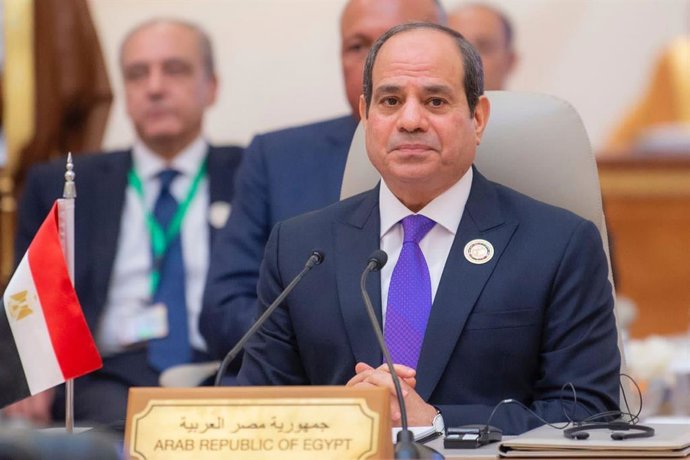 16 July 2022, Saudi Arabia, Jeddah: Egyptian President Abdel Fattah al-Sisi attends the Jeddah Security and Development Summit. Photo: -/Saudi Press Agency/dpa