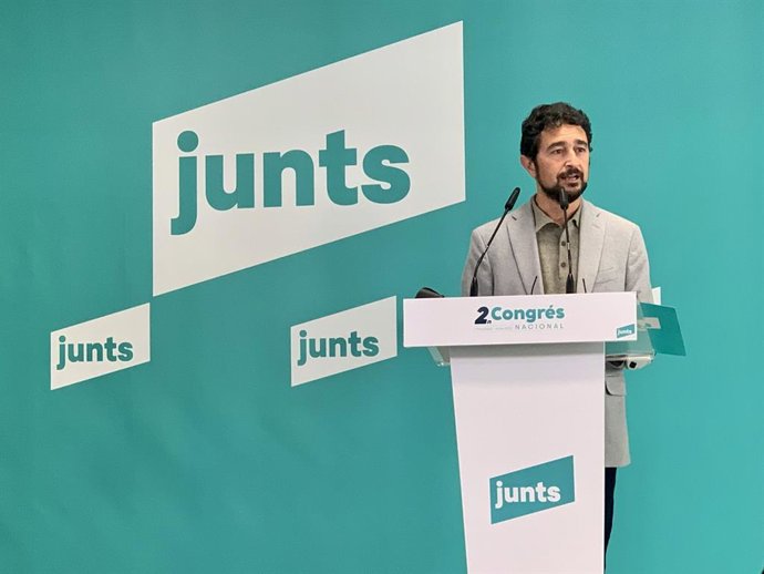 El coordinador de la ponncia Sectorial al congrés de Junts, Dami Calvet