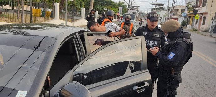 Agentes de la Policía en Ecuador