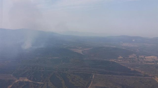 Incendio en Monsagro.