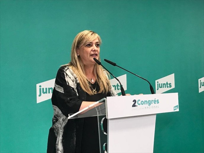 La coordinadora de la ponncia organitzativa de Junts, Violant Cervera