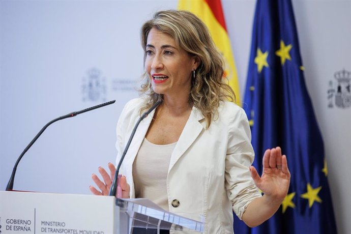 La ministra de Transportes, Movilidad y Agenda Urbana, Raquel Sánchez