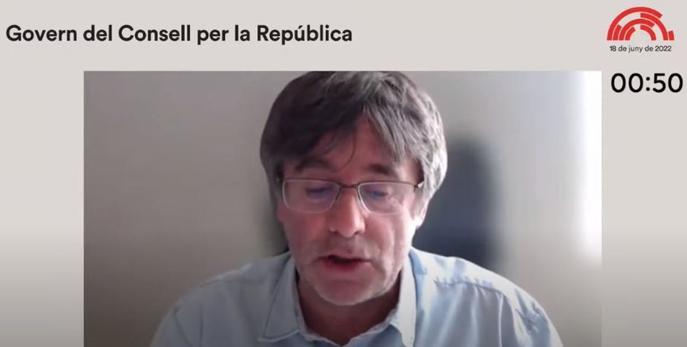 Archivo - El expresidente de la Generalitat de Catalunya y presidente del Consell Per la República (CxRep), Carles Puigdemont.