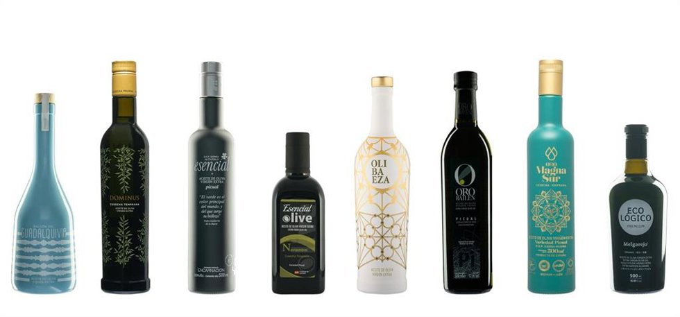 Aceites con el sello 'Jaén Selección 2022'.