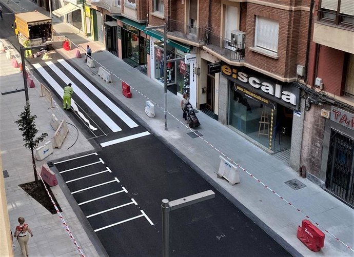 Calle República Argentina de Logroño, finalizando sus obras a 15 de julio de 2022