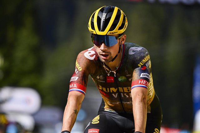 El ciclista esloveno Primoz Roglic (Jumbo-Visma), en el Tour de Francia 2022.