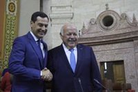 Aguirre recibe este lunes a los grupos parlamentarios andaluces antes de proponer a Moreno candidato a la investidura