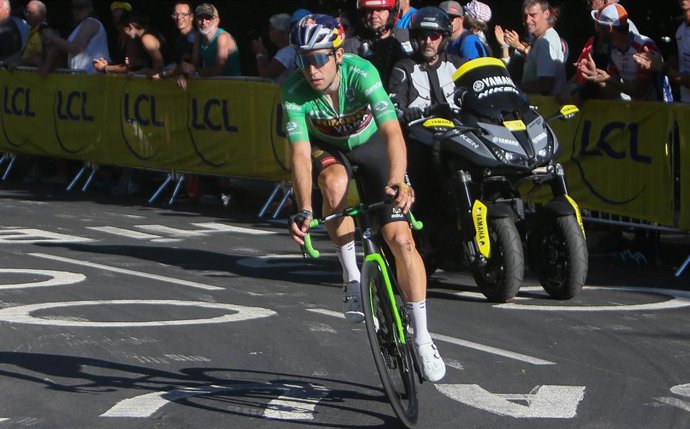 El ciclista belga Wout Van Aert (Jumbo-Visma)