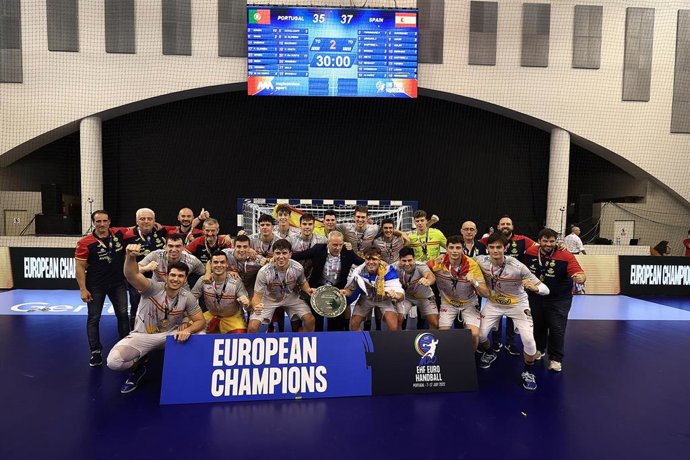 Los 'Hispanos' júnior, tricampeones de Europa