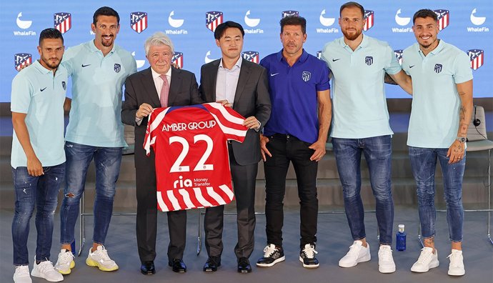 Amber Group, presentado como nuevo patrocinador principal del Atlético de Madrid