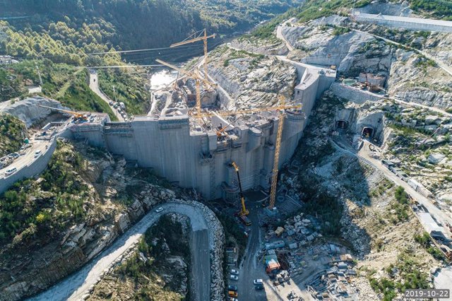 Archivo - Proyecto hidroeléctrico de Tamega de Iberdrola en Portugal